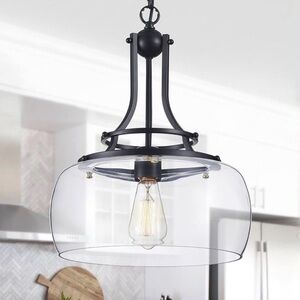 WUZUPS Chandelier Rustic Farmhouse LED Light
